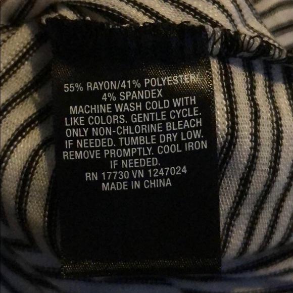 Mossimo Black White Striped Tunic - Picture 6 of 6